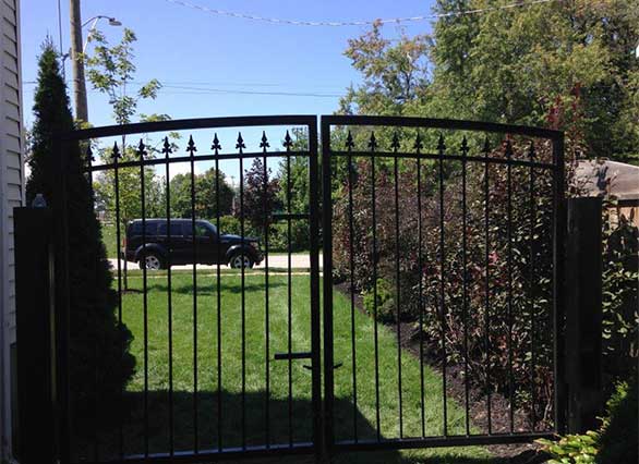 Custom wrought iron cate